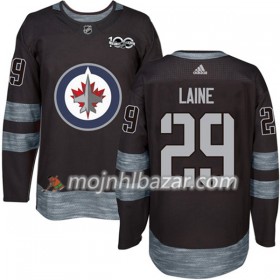 Dresovi Winnipeg Jets Patrik Laine 29 1917-2017 100th Anniversary Adidas Crna Authentic - Muške